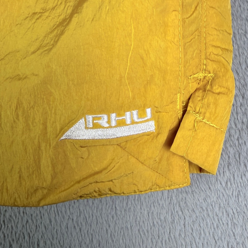 Zara Rhuigi RHU Rhude Mustard Yellow Nylon Cargo Shorts Mens Medium Streetwear - Picture 4 of 9